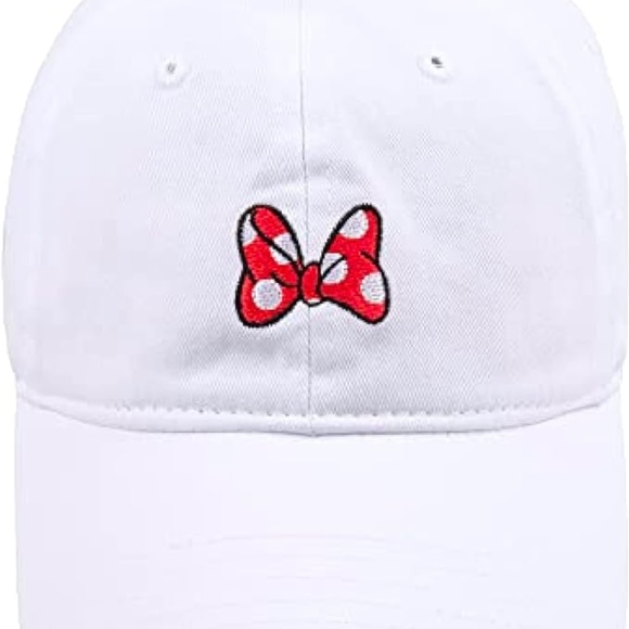 Disney Minnie Mouse Bow Baseball hat onesize white - Picture 2 of 5